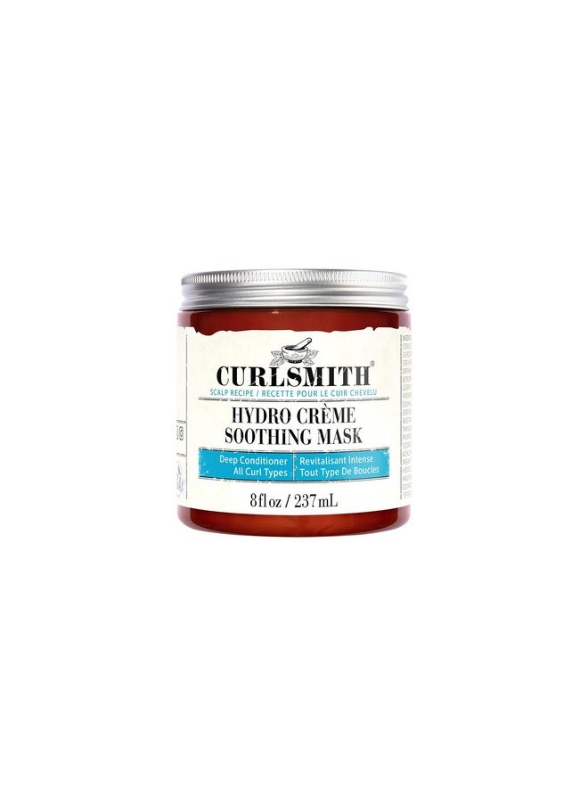 CURLSMITH - Hydro Crème Soothing Mask - Vegan Soothing Deep Conditioner for any Hair Type, Encourages Growth (8 oz)