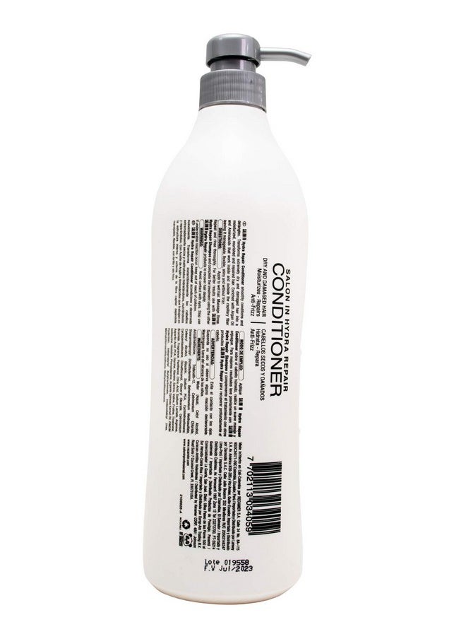 Recamier SalonIn Hydra Repair Conditioner for Extremely Dry and Britten Hair | Acondicionador Para Cabello Reseco y Quebradizo 33.8 Ounces 1000 Mililiters