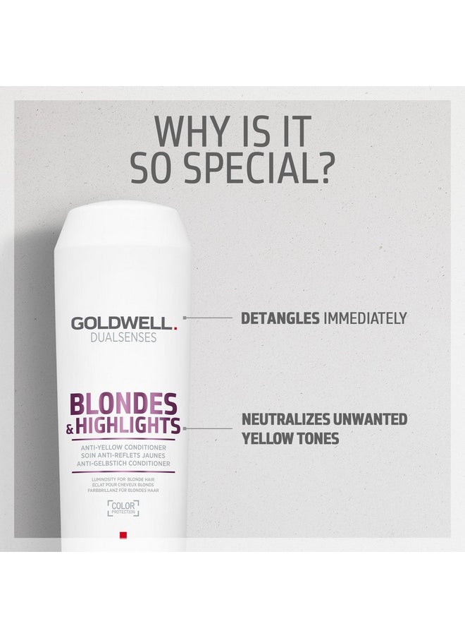 Goldwell Dualsenses Blondes & Highlights Anti-Yellow Conditioner 300mL