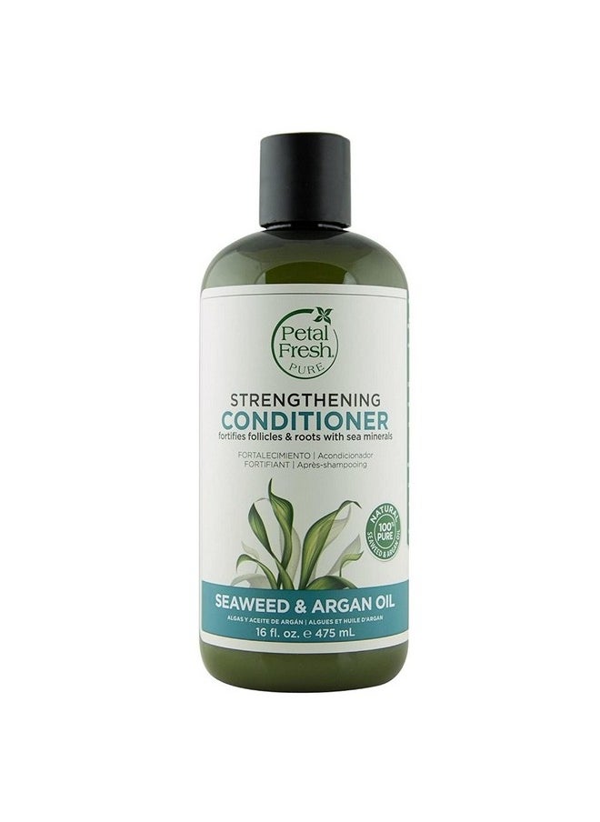 Petal Fresh Pure Strengthening Seaweed & Argan Oil Conditioner, 16 Ounce