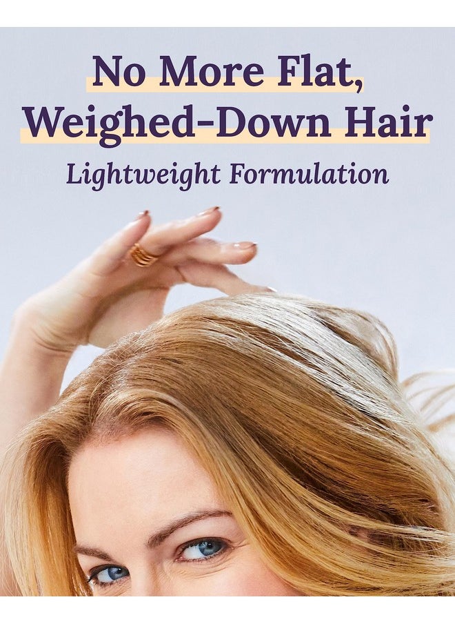 Keranique Volumizing Conditioner for Women - Best for Fine, Thin, & Brittle Hair - Sulfate-Free, Good for Color Treated Hair - Nourishing Volume Thickening Conditioner with Keratin for Thinning Hair