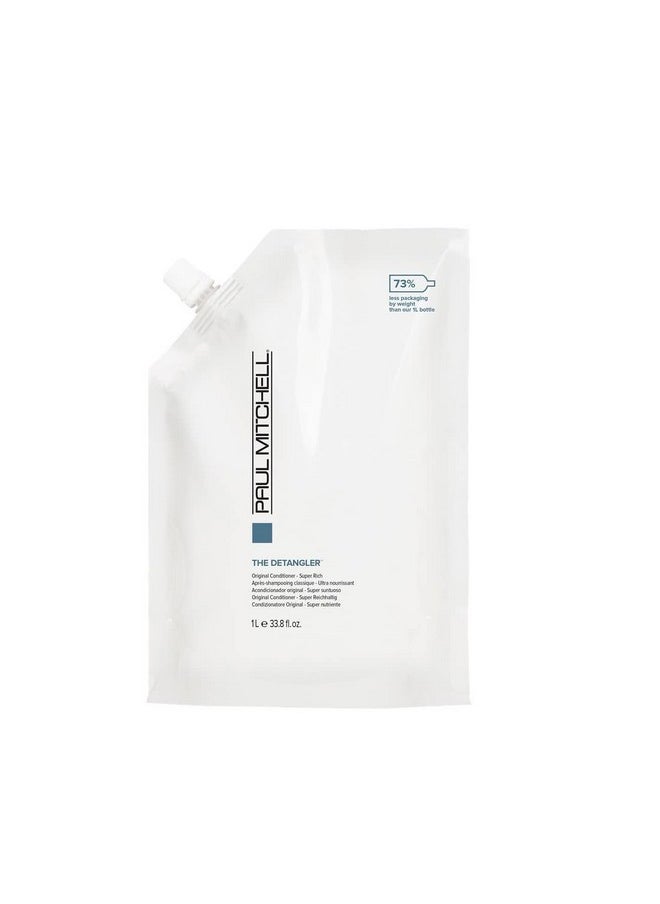 Paul Mitchell The Detangler, Original Conditioner, Super-Rich Formula, For Coarse + Color-Treated Hair, 33.8 fl. oz. Pouch