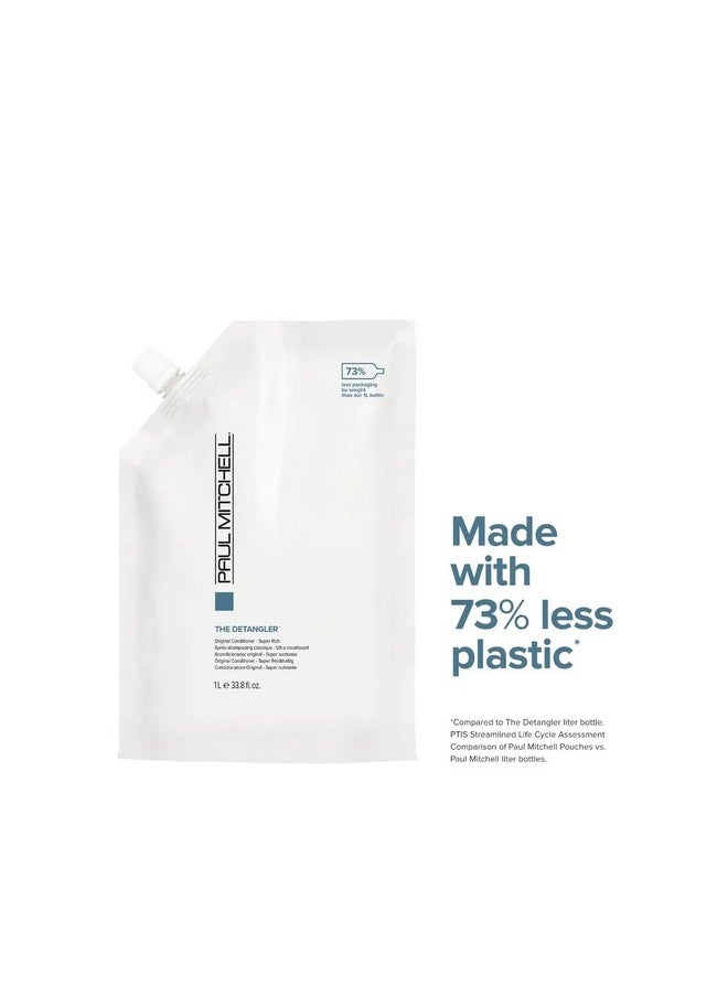 Paul Mitchell The Detangler, Original Conditioner, Super-Rich Formula, For Coarse + Color-Treated Hair, 33.8 fl. oz. Pouch