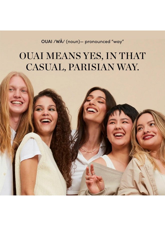 OUAI Leave In Conditioner & Heat Protectant Spray - Prime Hair for Style, Smooth Flyaways, Add Shine and Use as Detangling Spray - No Parabens, Sulfates or Phthalates (4.7 oz)