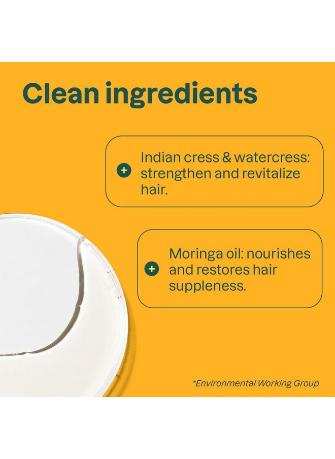 ATTITUDE Nourishing Conditioner for Curly Hair with Moringa Oil, Vegan and Naturally Derived, 3a, 3b, 3c Curl Type, Provides Lightweight Moisture to Curls, 16 Fl Oz