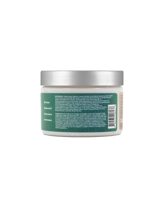 Dr. Miracle's Strong & Healthy Hydrating & Strengthening Deep Conditioner. Contains Coconut Oil to provide intense moisture and repair damaged hair.