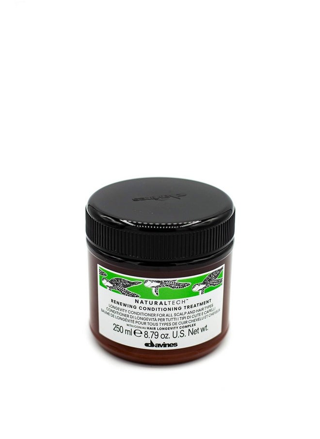 Davines Naturaltech RENEWING Conditioner, Gentle Nourishing And Moisturizing Action To Promote The Wellbeing Of The Scalp, 8.79 fl. oz.