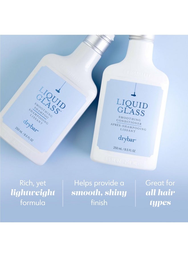 Drybar Liquid Glass Smoothing Conditioner - Full Size | Reduces Frizz, Adds a Smooth & Shiny Finish, Lightweight Formula for all Hair Types, Vegan & Cruelty Free