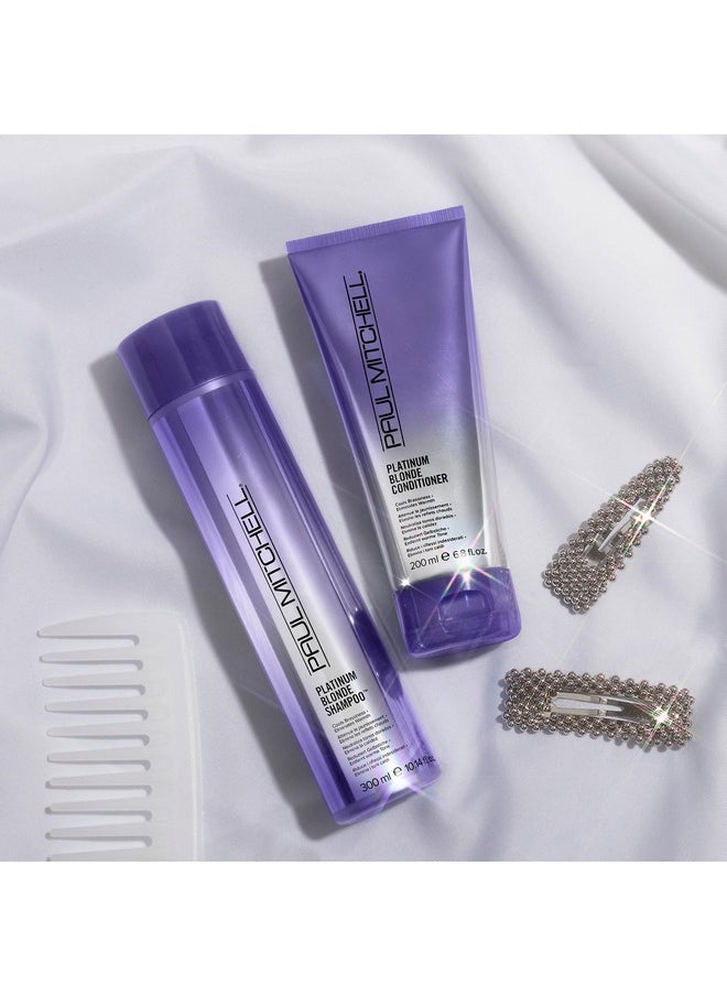 Paul Mitchell Platinum Blonde Purple Conditioner, Cools Brassiness + Eliminates Warmth, For Color-Treated Hair + Naturally Light Hair Colors, 6.8 fl. oz.