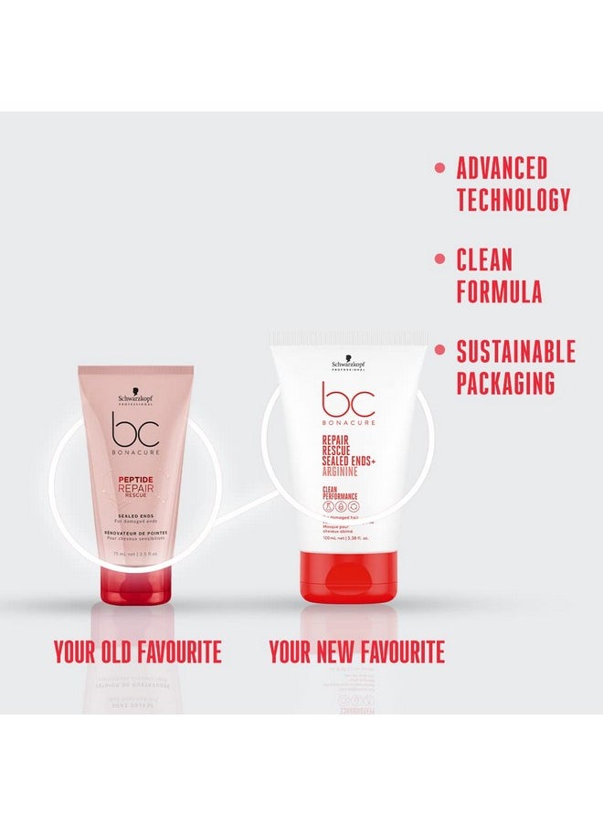 Schwarzkopf BC BONACURE Peptide Repair Rescue Sealed Ends, 2.5-Ounce, Packaging May Vary