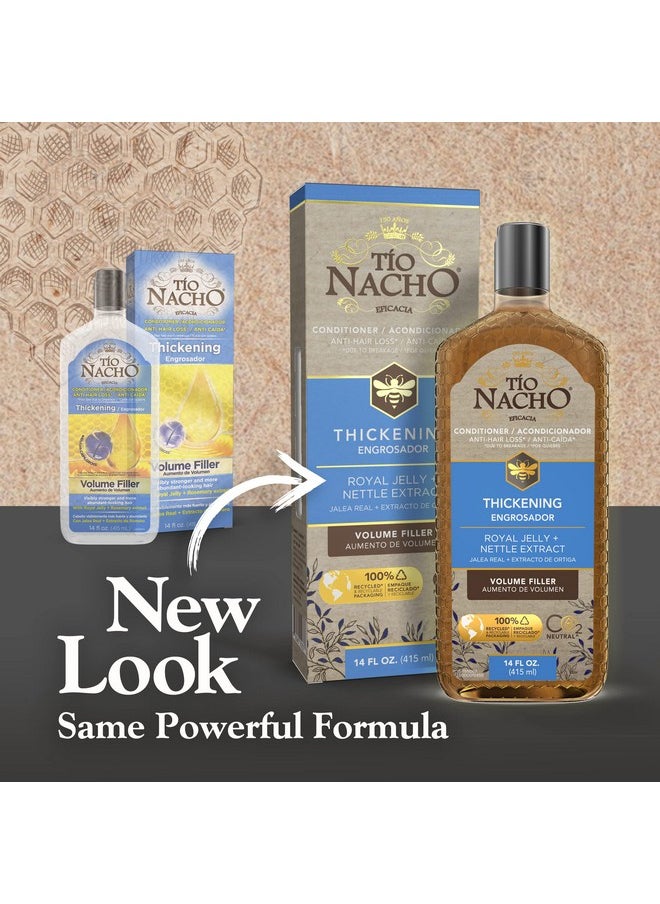 Tio Nacho Anti Hair Loss Thickening Volume Filler Conditioner with Royal Jelly, 14 Ounces