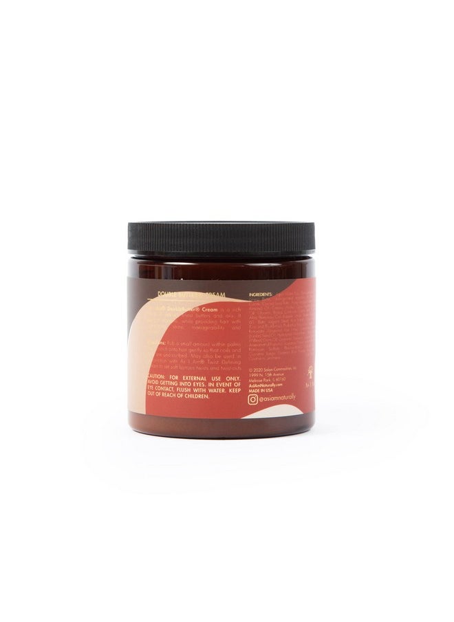 As I Am Double Butter Cream - 8 Ounce - Rich Daily Moisturizer - Soft and Shiny Curls and Coils - Repairs Split Ends - Strengthens Hair - Enriched with Pro-Vitamin B5