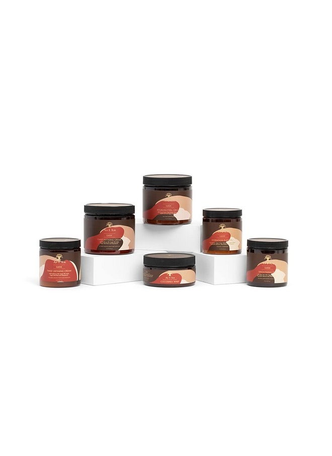 As I Am Double Butter Cream - 8 Ounce - Rich Daily Moisturizer - Soft and Shiny Curls and Coils - Repairs Split Ends - Strengthens Hair - Enriched with Pro-Vitamin B5