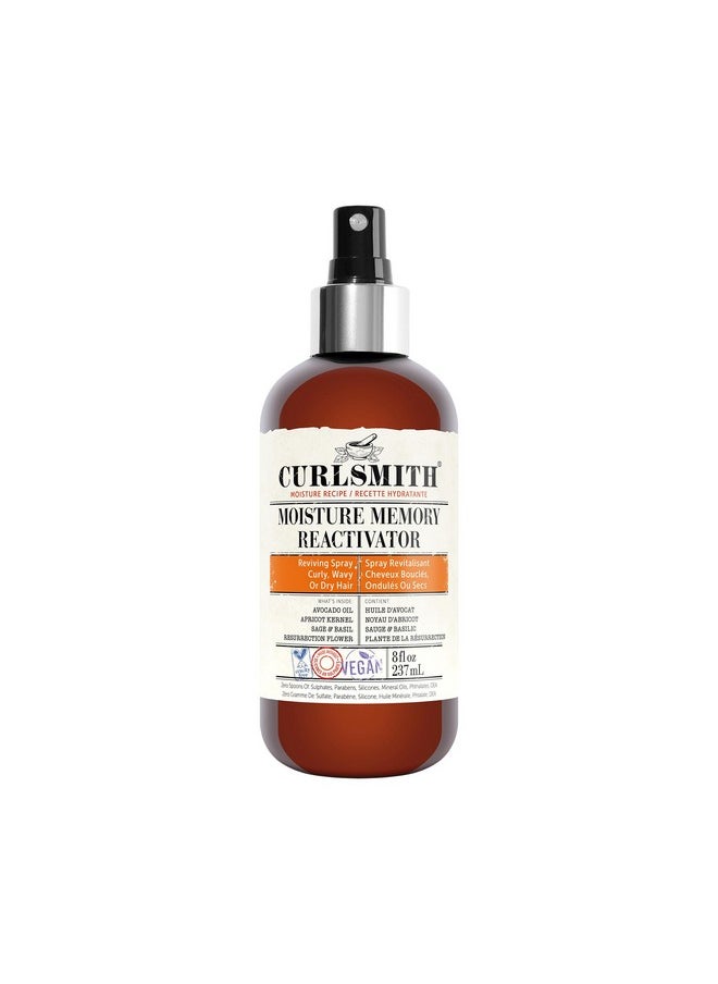 CURLSMITH - Moisture Memory Reactivator - Vegan Refresher Leave In Conditioner for Wavy, Curly and Coily Hair (8oz)