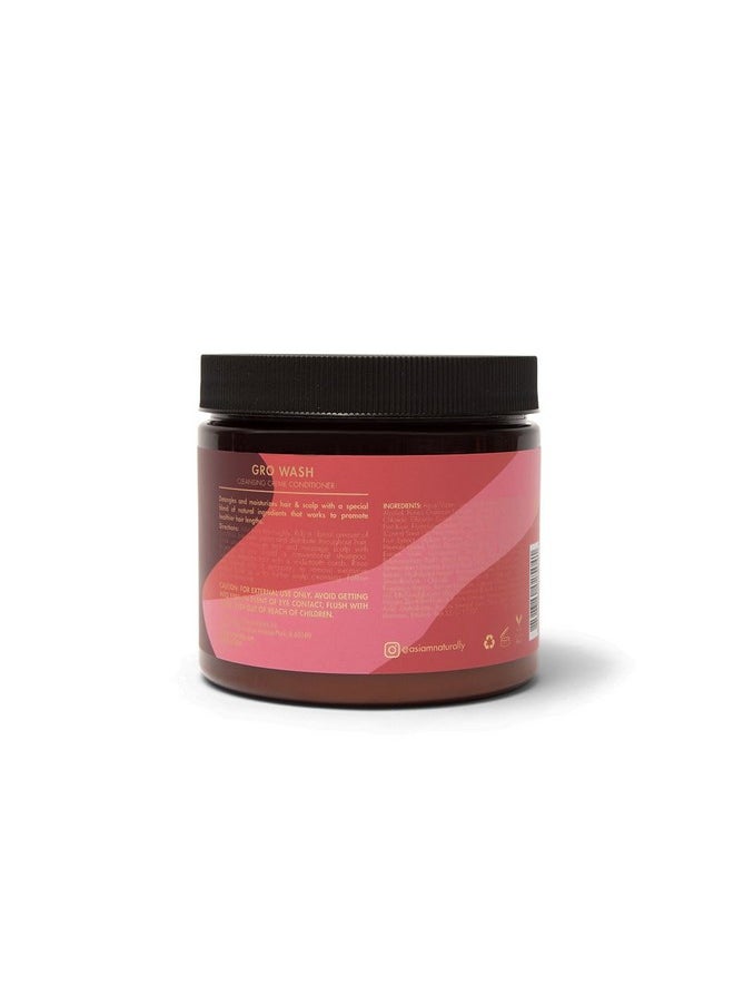 As I Am Long and Luxe Growash Cleansing Creme Conditioner, 16 Ounce