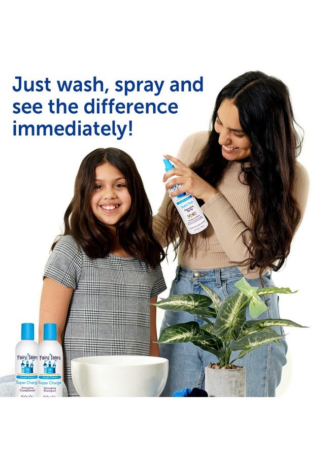 Fairy Tales Tangle Tamer Super Charge - Detangling Conditioner for Kids - Paraben Free, Sulfate Free, Gluten Free, Nut Free- 32 oz
