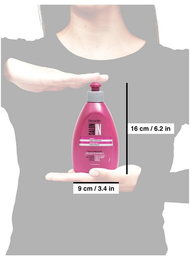 RECAMIER 34158 Professional Salon In Leave In Detangler Hair Smoothing Treatment | Combing Cream | Split End Mender | Tratamientos para el Cabello Seco y Maltratado Crema de Peinar 10.1 OZ