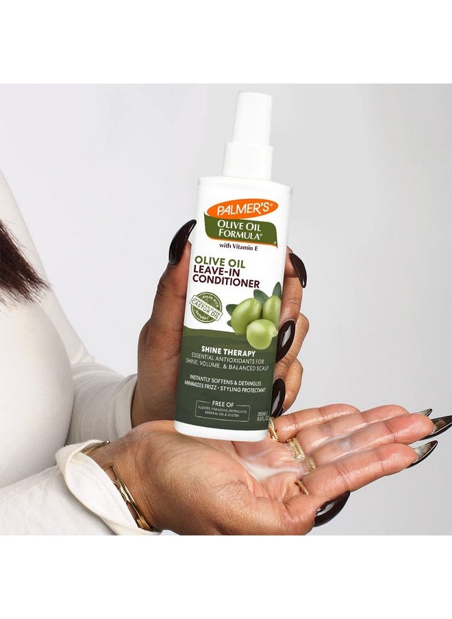 Palmer's Olive Oil Formula Leave In Conditioner Spray, Shine Therapy, Instantly Detangle, Soften and Smooth Textured and Curly Hair, 8.5 Ounces