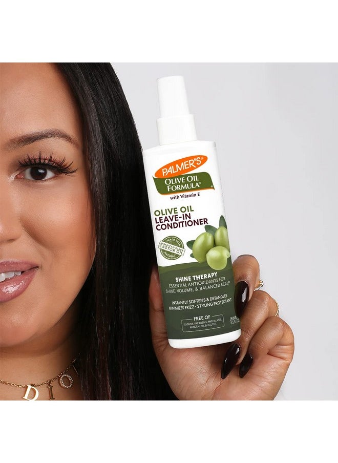 Palmer's Olive Oil Formula Leave In Conditioner Spray, Shine Therapy, Instantly Detangle, Soften and Smooth Textured and Curly Hair, 8.5 Ounces