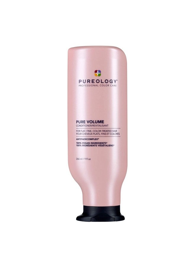 Pureology Pure Volume Conditioner | For Flat, Fine, Color Treated or Natural Hair | Adds Volume & Body | Lightweight Conditioner | Sulfate Free Conditioner| Vegan