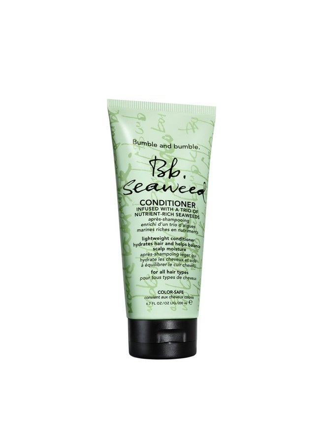 Bumble and bumble Seaweed Hydrating Conditioner | For Fine-to-Medium Hair or Daily Washer | Anti Frizz, Color Safe + Detangler | Standard Size, 6.7 fl. oz.