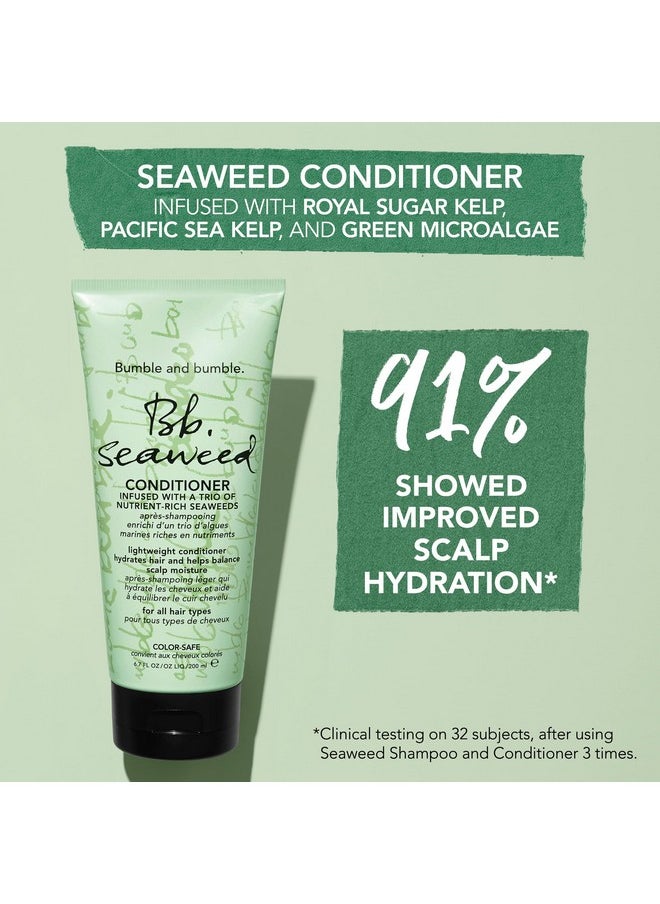 Bumble and bumble Seaweed Hydrating Conditioner | For Fine-to-Medium Hair or Daily Washer | Anti Frizz, Color Safe + Detangler | Standard Size, 6.7 fl. oz.