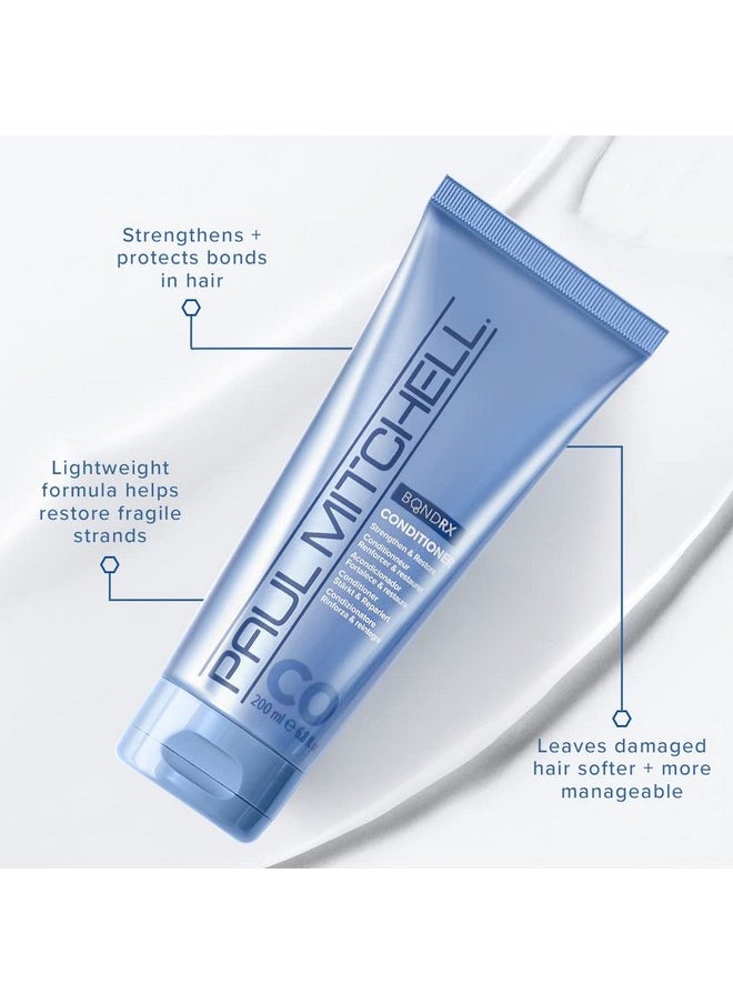 Paul Mitchell Bond Rx Conditioner, Strengthens + Restores, For Chemically Treated + Damaged Hair, 6.8 oz