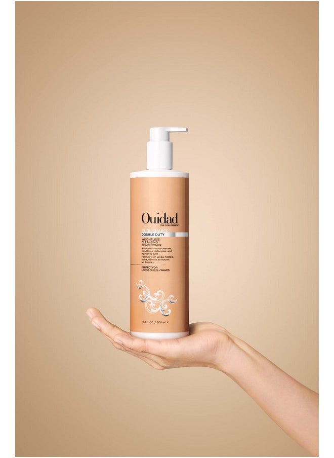 Ouidad Curl Shaper Double Duty Weightless Cleansing Conditioner, 16 Fl Oz, 94116