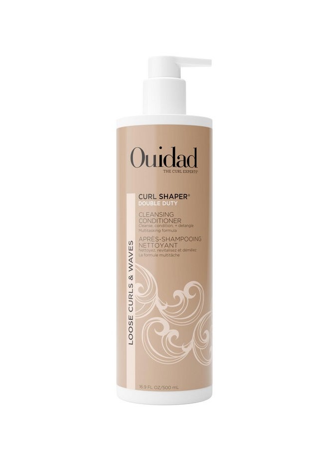 Ouidad Curl Shaper Double Duty Weightless Cleansing Conditioner, 16 Fl Oz, 94116