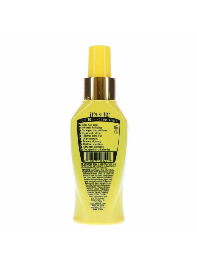 It's a 10 Haircare Miracle Leave-In for Blondes, 4 fl. oz.