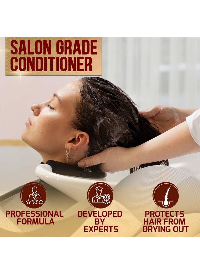 Moroccan Argan Oil Conditioner - Sulfate Free Products for Women and Men - Deep Moisturizing for Dry, Curly, Colored, Damaged Hair - Hydrating Repair, Salon Grade Formula for All Hair Types
