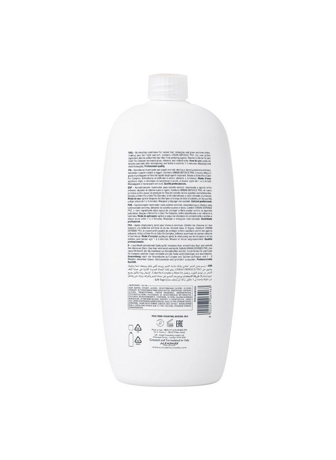 Alfaparf Milano Semi Di Lino Diamond Illuminating Conditioner - Moisturizing Conditioner For Normal and Color Treated Hair - Sulfate & Paraben Free Professional Hair Care (33.8 oz)