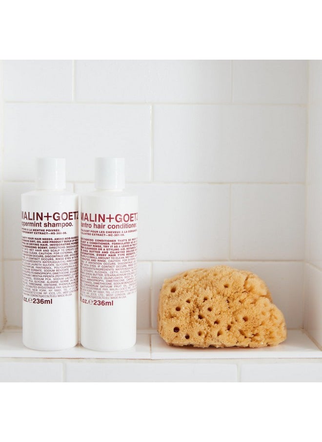 MALIN+GOETZ cilantro conditioner ‚Äîresidue-free, lightweight scalp treatment. conditions, detangles, balances pH, intensely hydrates. tames frizz for all hair types. vegan & cruelty-free, 8 Fl oz