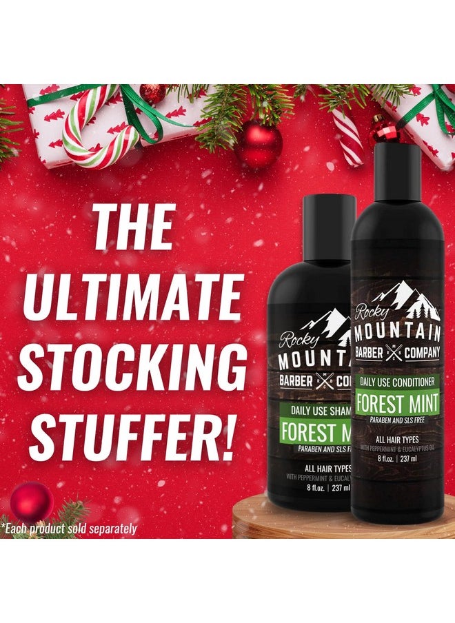 Rocky Mountain Barber Company Men's Conditioner - Tea Tree Oil, Peppermint & Eucalyptus for All Hair Types - 8oz