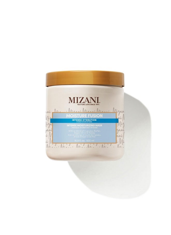 Mizani Moisture Fusion Intense Moisturizing Mask | Restores Hydration in Curls & Coils | Deep Conditioning Hair Mask For Dry Hair | Moisturizes Without Buildup | With Argan Oil and Honey |16.9 Fl Oz