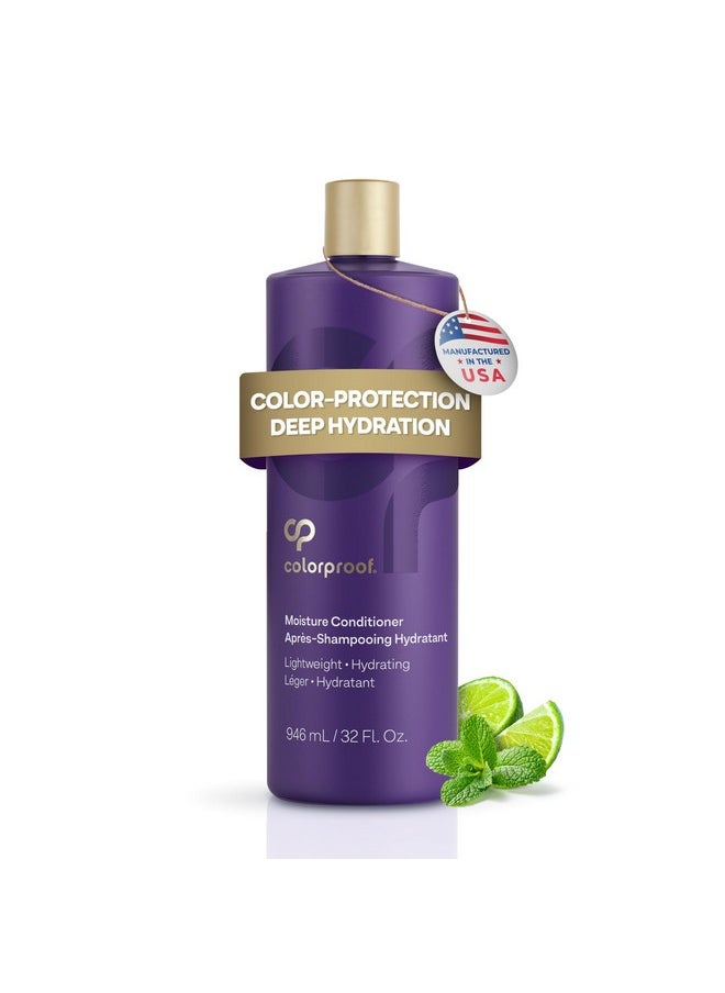 Colorproof Moisture Hair Conditioner 32FL. Oz. Nourishing and Moisturizing Conditioner, Mojito Mint Scent