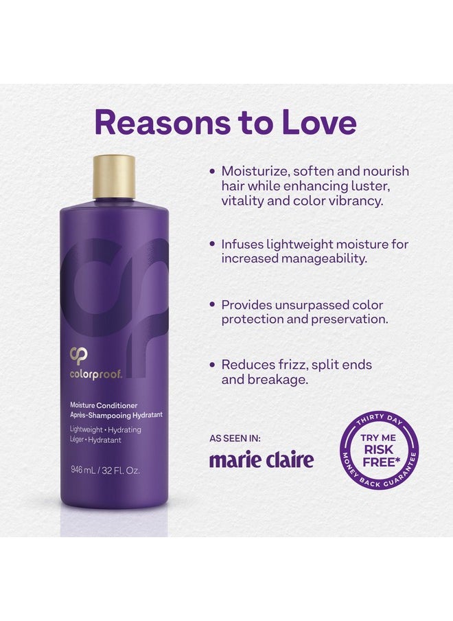 Colorproof Moisture Hair Conditioner 32FL. Oz. Nourishing and Moisturizing Conditioner, Mojito Mint Scent