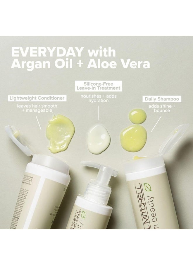 Paul Mitchell Clean Beauty Everyday Leave-In Treatment, Leave-In Conditioner, Delivers Hydration, For All Hair Types, 5.1 fl. oz