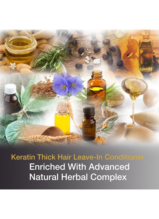 Vitamins Leave in Conditioner Cream - Indulgent Anti Frizz Conditioning for Curly Hair - Curl Defining Styling Detangler for Thick Coarse Natural Dry Damaged Hair (Keratin)
