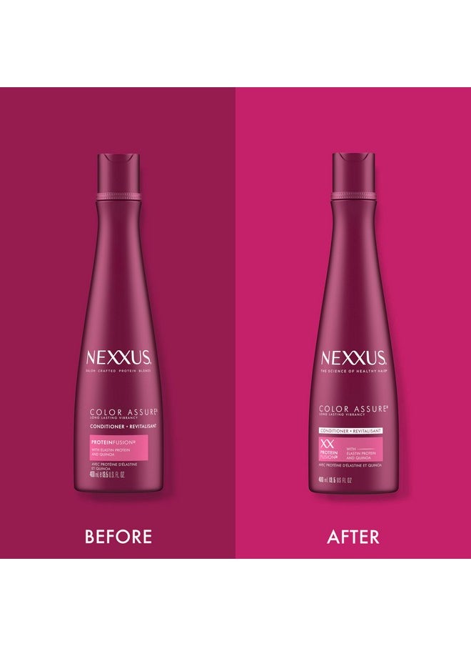 Nexxus Hair Color Assure Conditioner with ProteinFusion, For Colored Treated Hair Color Conditioner 13.5 oz
