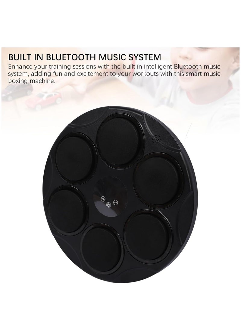 Smart Music Boxing Machine – Interactive Punching Pad with 9 Light Modes, Sound Reduction, Music Sync, 9999 Strike Capacity, 200KG Weight Support for Indoor Fitness Training