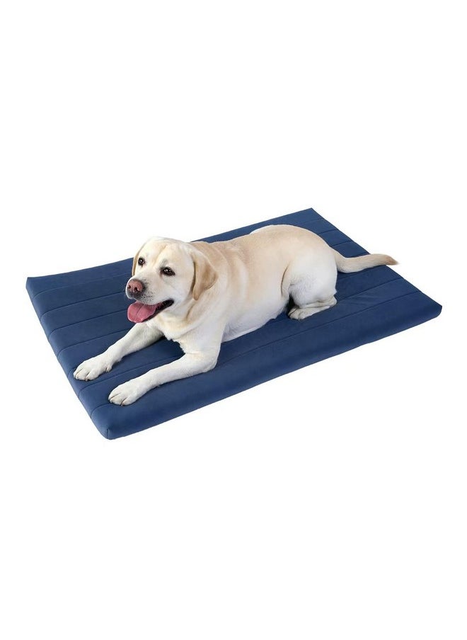 BALANCE Dog Crate Bed, Orthopedic Dog Bed Pad with Waterproof Liner, Washable Crate Foam Pet Mat for Large, Medium, Puppy Dogs Breeds, Periscope, 36