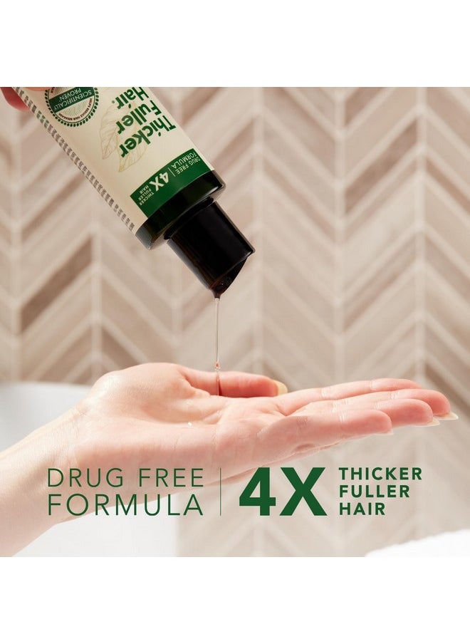 Thicker Fuller Hair Thickening Serum - Thinning Hair Treatment - Hair Volumizer Serum with Natural Ingredients - Fights Breakage - 5 oz