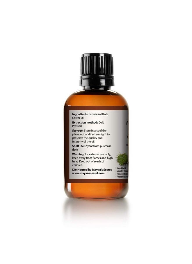 Mayan's Secret - Pure Jamaican Black Castor Seed Oil - Nourishing Care for Hair and Skin