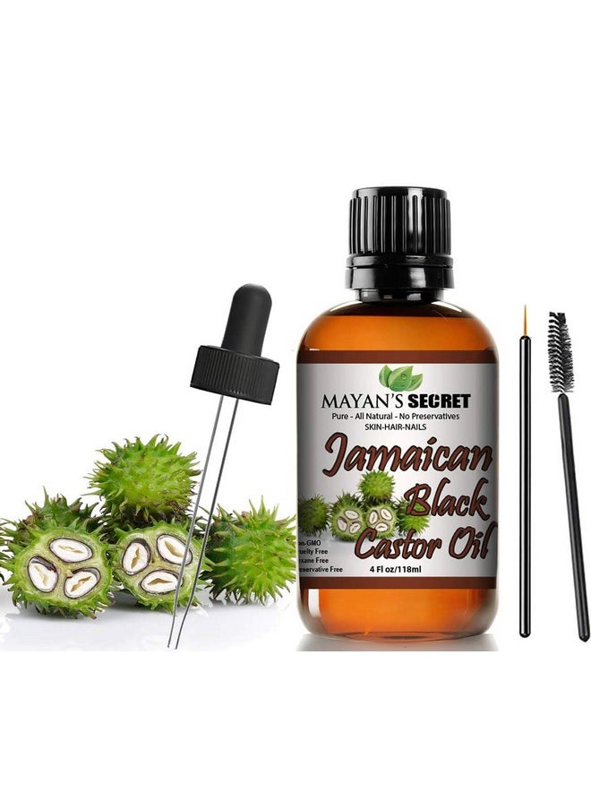 Mayan's Secret - Pure Jamaican Black Castor Seed Oil - Nourishing Care for Hair and Skin
