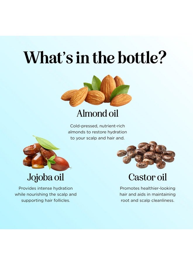 Hair Oil for Damaged Hair and Hair Growth - Thickening Rosemary Hair Growth Oil for Women and Men for Frizzy Thin and Weak Hair - Vegan Scalp Oil Hair Growth Formula with Jamaican Black Castor Oil