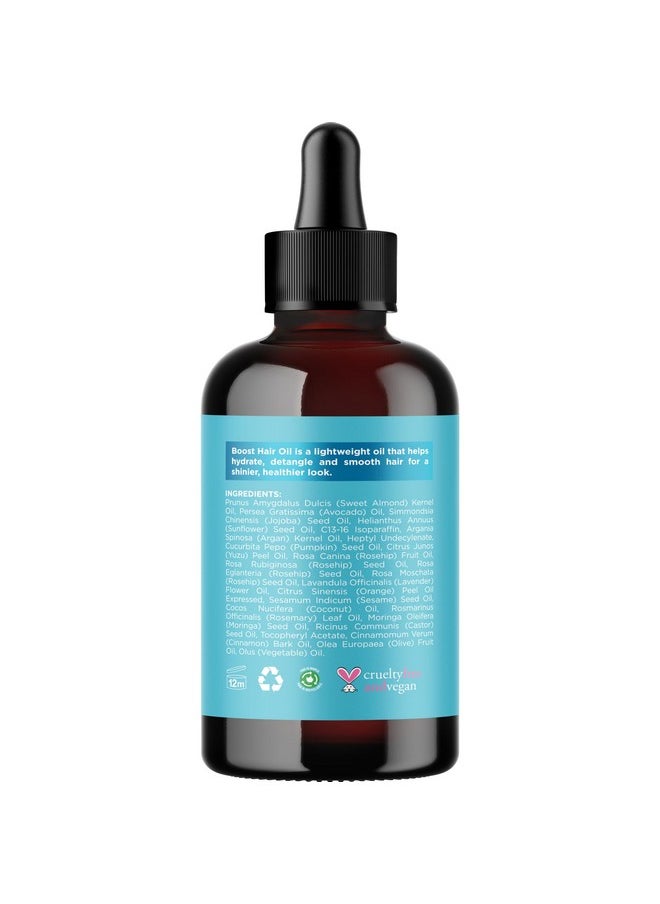 Hair Oil for Damaged Hair and Hair Growth - Thickening Rosemary Hair Growth Oil for Women and Men for Frizzy Thin and Weak Hair - Vegan Scalp Oil Hair Growth Formula with Jamaican Black Castor Oil