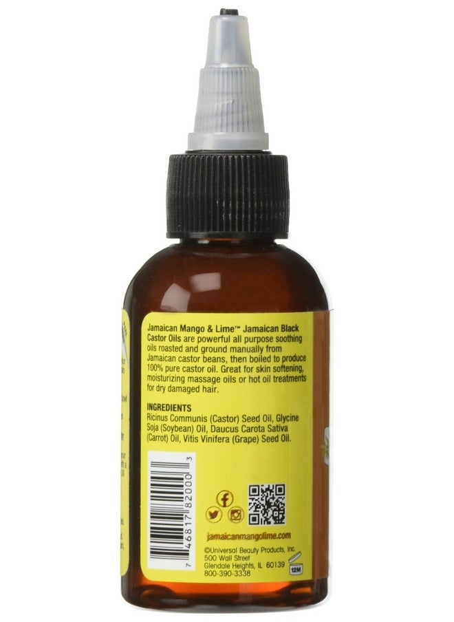 Jamaican Mango & Lime Black Castor Oil, Original, 2 Fl Oz
