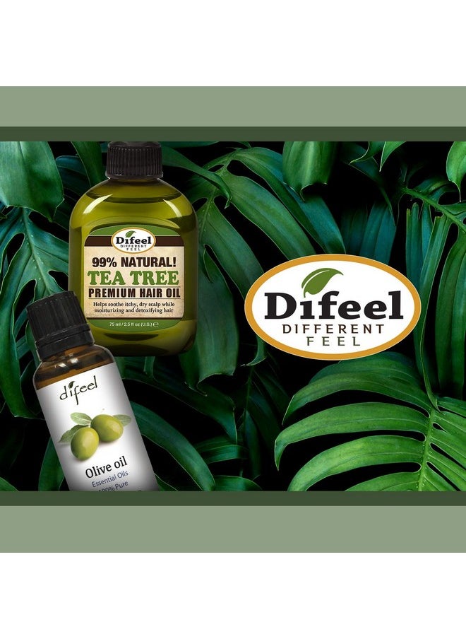 Difeel Premium Natural Hair Oil - Peppermint Oil 2.5 ounce
