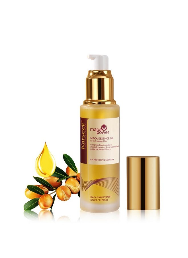 Karseell Moroccan Argan Oil for Hair Healing Cold Pressed Weightless Argan Oil Hair Serum for Dry Damaged Hair 50ml